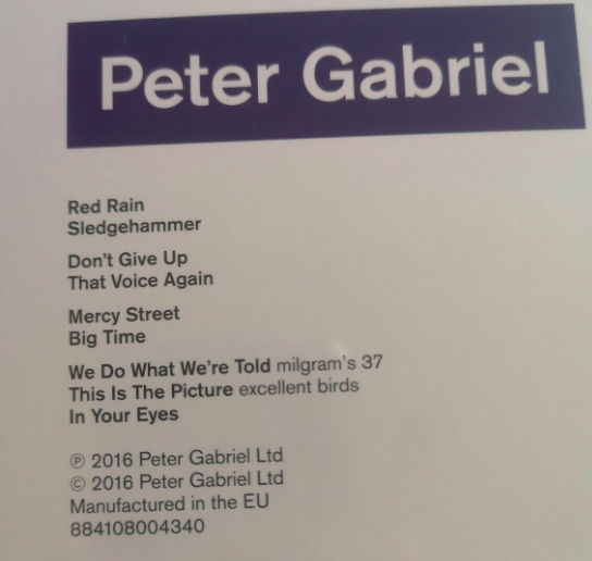 Peter Gabriel "So" Half Speed Mastered 45rpm 2LP set - New 4