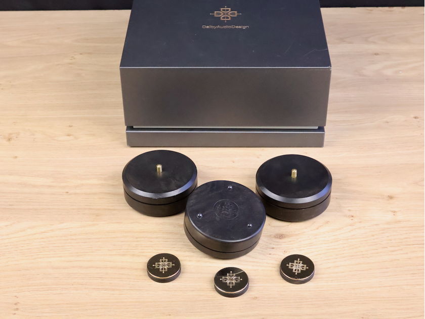 Dalby Audio Design D7-GE90 Gabon Ebony highend end audio Isolation Feet (set of 3)