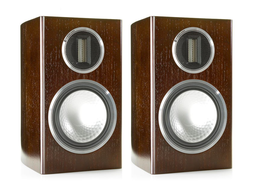 Monitor Audio GOLD 100 Bookshelf Speakers (4G - Discontinued): NEW-in-Box; 5 Yr. Warranty*; 45% Off