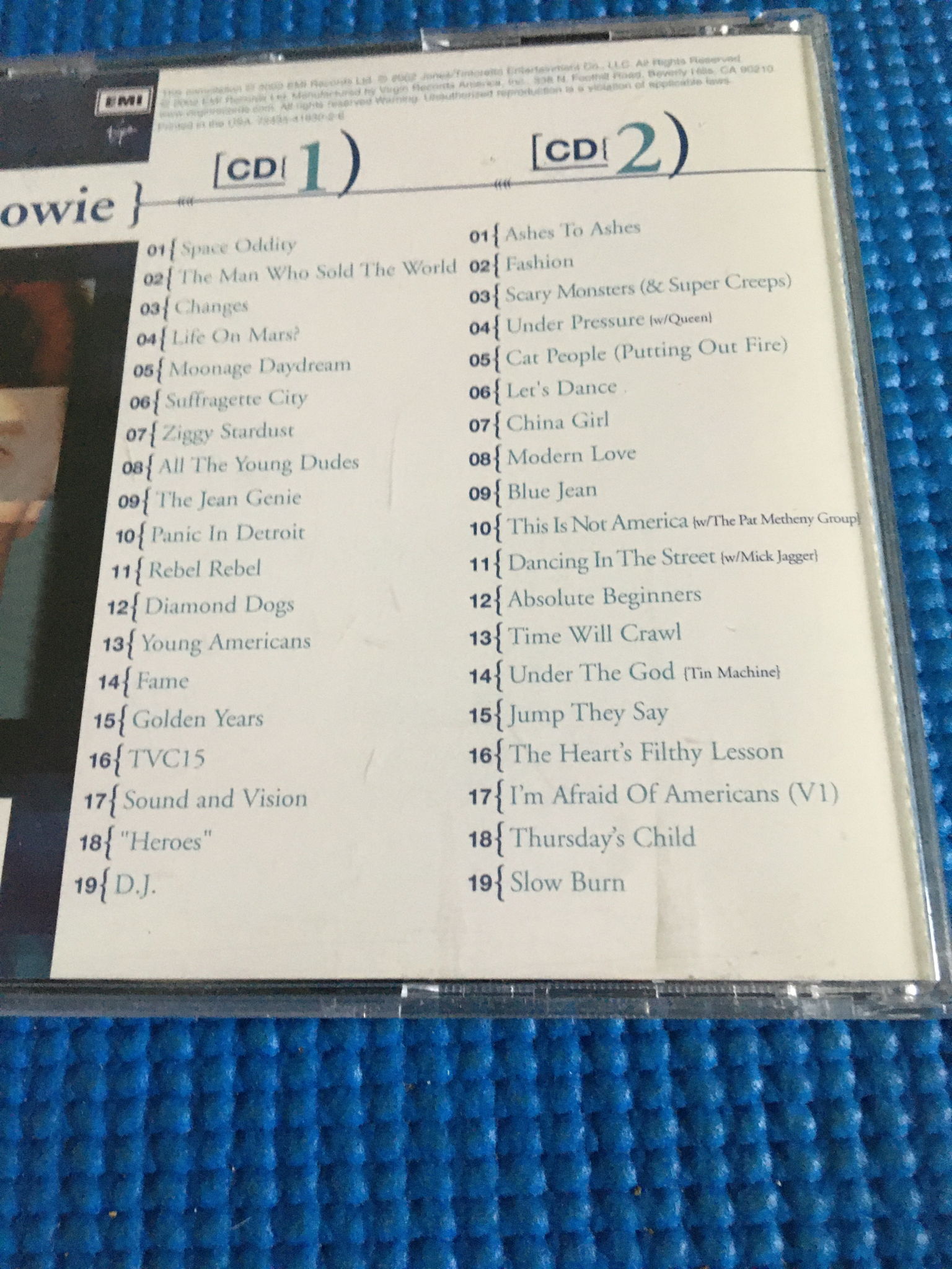 The best of Bowie David Bowie  Double cd 3