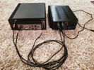(Left) Streacom case with music server (Right) HDPlex 200w LPSU