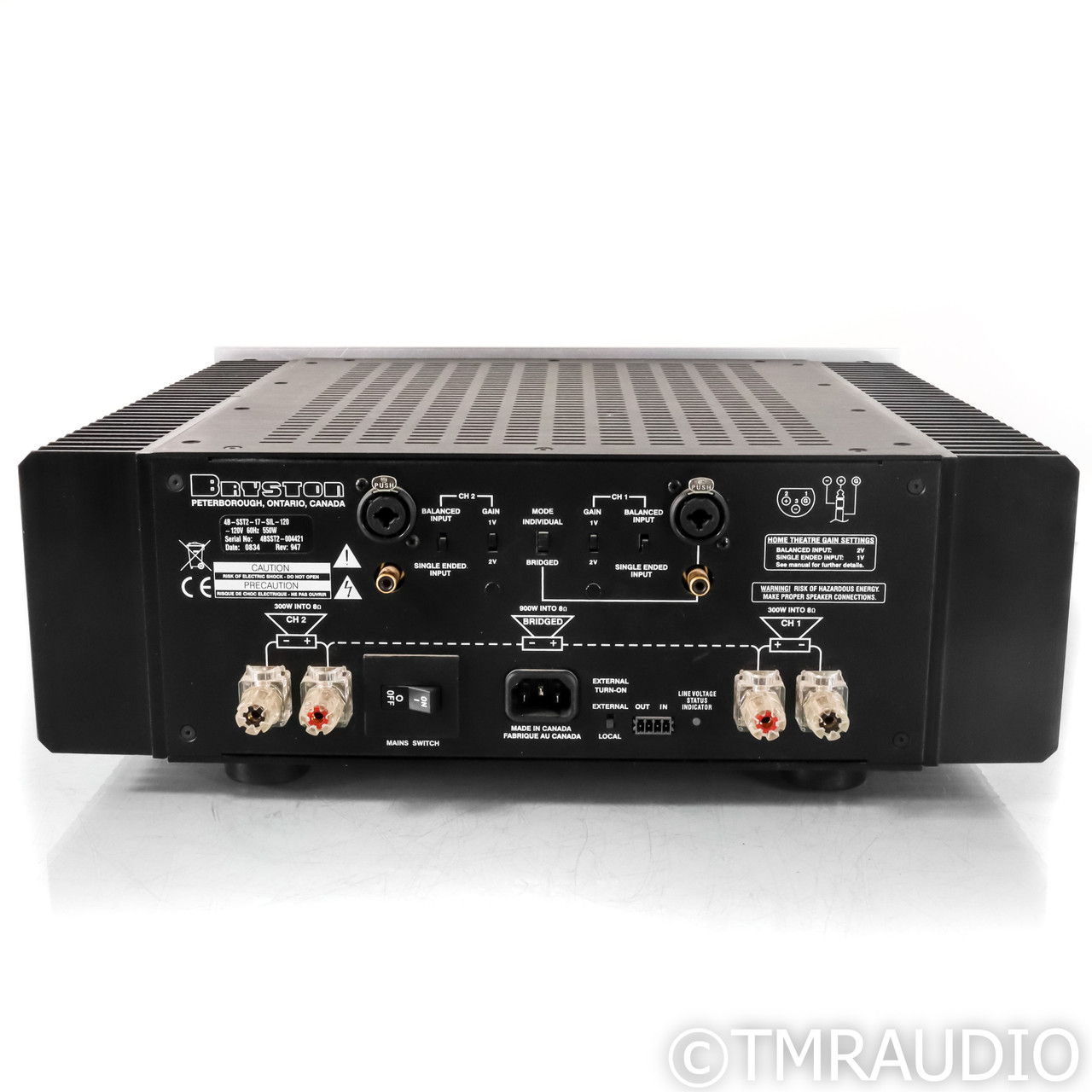 Bryston 4B-SST2 Stereo Power Amplifier (68548) 5