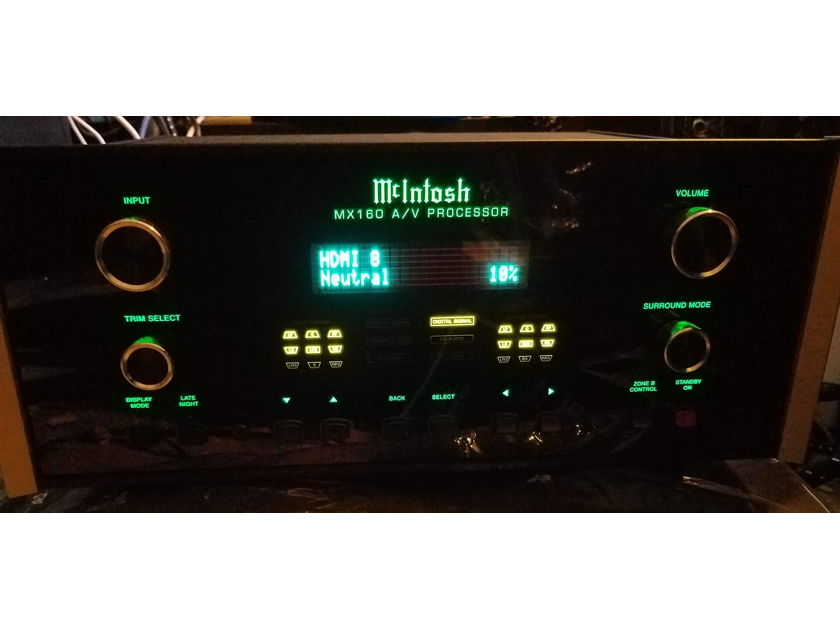 Sale pending McIntosh MX160 16 Ch HT Processor with Room Perfect*Mint*