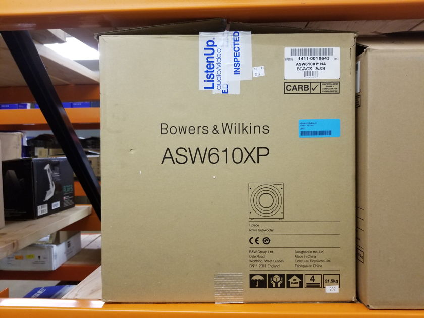 B&W (Bowers & Wilkins) ASW-610XP - POWERED 500W 10" SUBWOOFER - BLACK