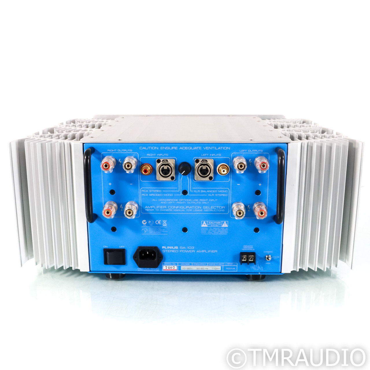 Plinius SA-103 Stereo Power Amplifier (68876) 5