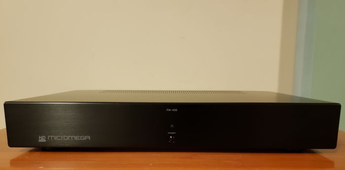 MicroMega PW-400 Stereo Power Amplifier.