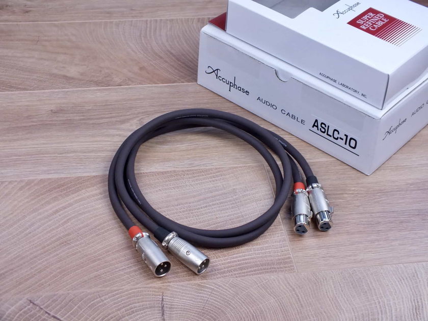 Accuphase ASLC-10 audio interconnects XLR For Sale Accuphase ASLC-10 audio interconnects XLR For Sale