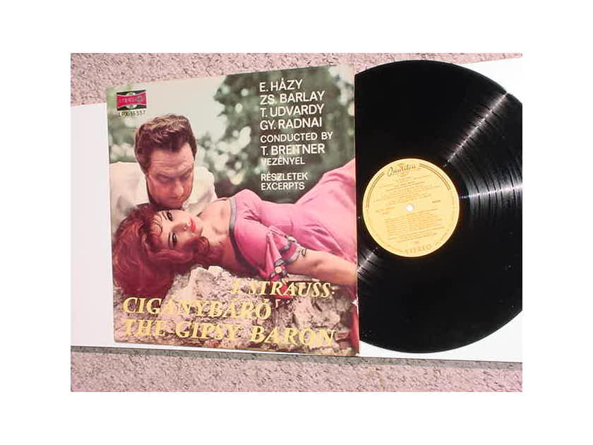 Johann Strauss the gipsy baron - lp record import  sung in Hungarian Qualiton LPX 16557 SEE ADD