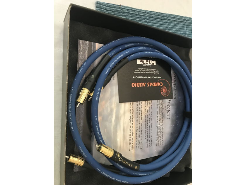 Cardas  Clear Interconnects 1.5M RCA