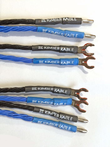 Kimber Kable 8TC - 12' pair Spade/Banana