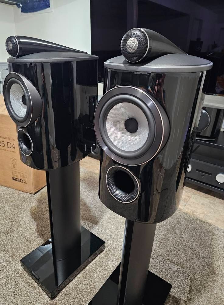 Bowers & Wilkins 805 D4 Bookshelf Speakers Black Pair 2