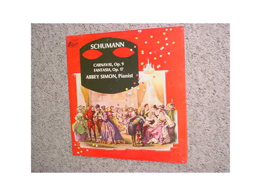 SEALED LP Record  classical piano Schumann - carnaval op9 fantasia op17 Abbey Simon turnabout vox tv-s 34432 USA