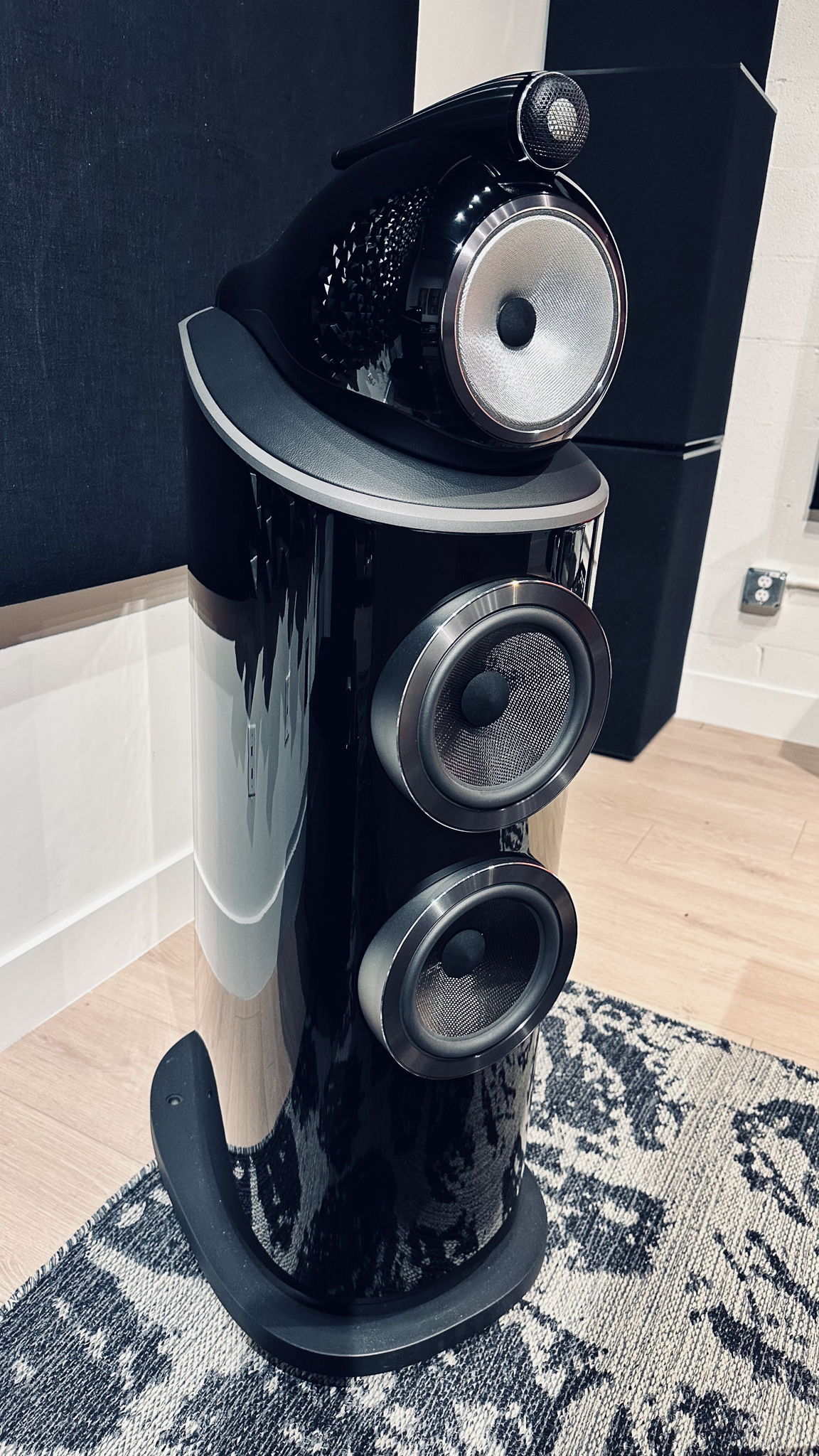 B&W Bowers & Wilkins 802 D4 802D4 Gloss Black Full Rang...