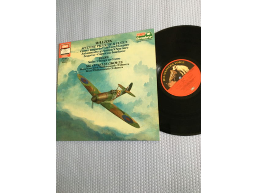 EMI DMM digitally remastered Walton Spitfire Bliss  Sir Charles Groves his masters voice Lp record
