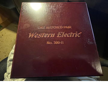 1/pr Western Electric 300-B vacuum tubes in original wo...