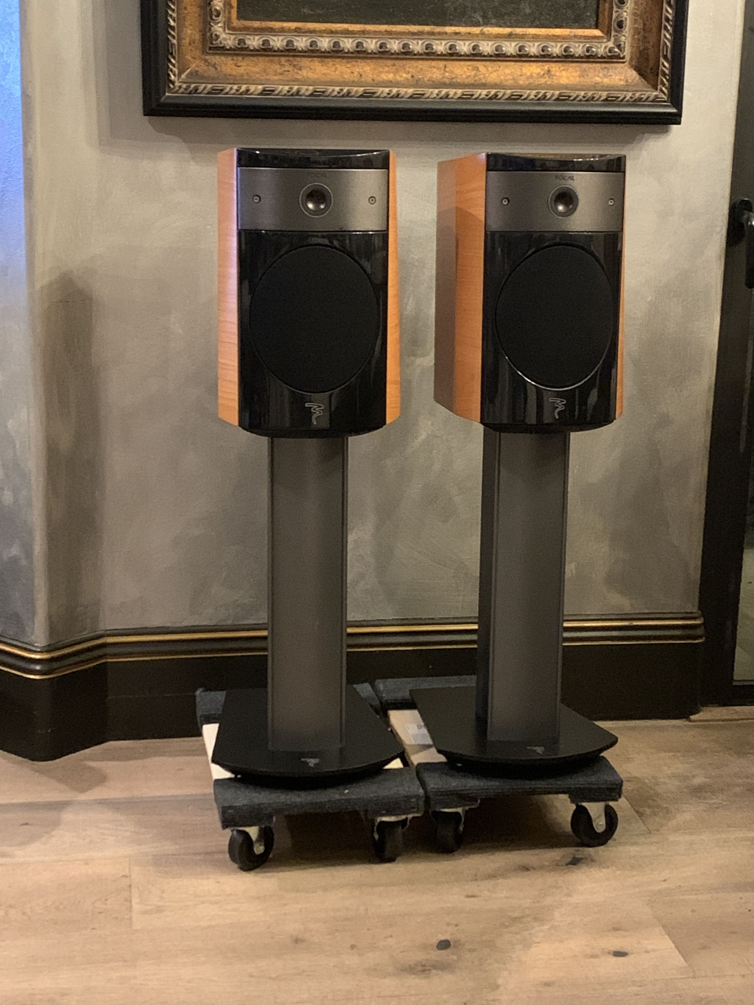 Focal Electra 1007s  and matching stands 9