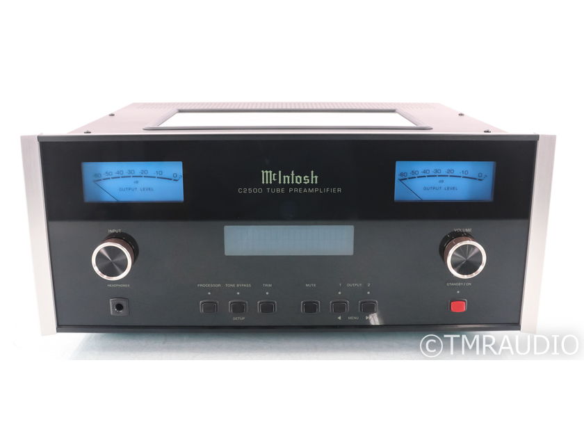 McIntosh C2500 Stereo Tube Preamplifier; Remote; DAC; MM / MC Phono (45028)