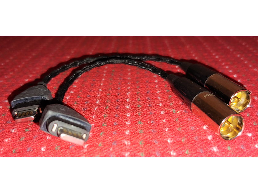 Double Helix Cables "Triple Threat" Adapter - AUDEZE LCD 4 PIN MINI XLR TO EL-8 PLUGS