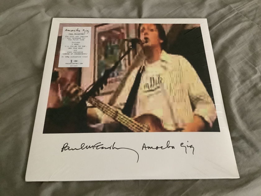 Paul McCartney Sealed 2 LP Set Amoeba Gig