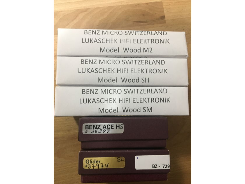 Benz Micro Wood SM or SH MC Cartridge With Warranty 40% Off Insured Shipping and Paypal Included
