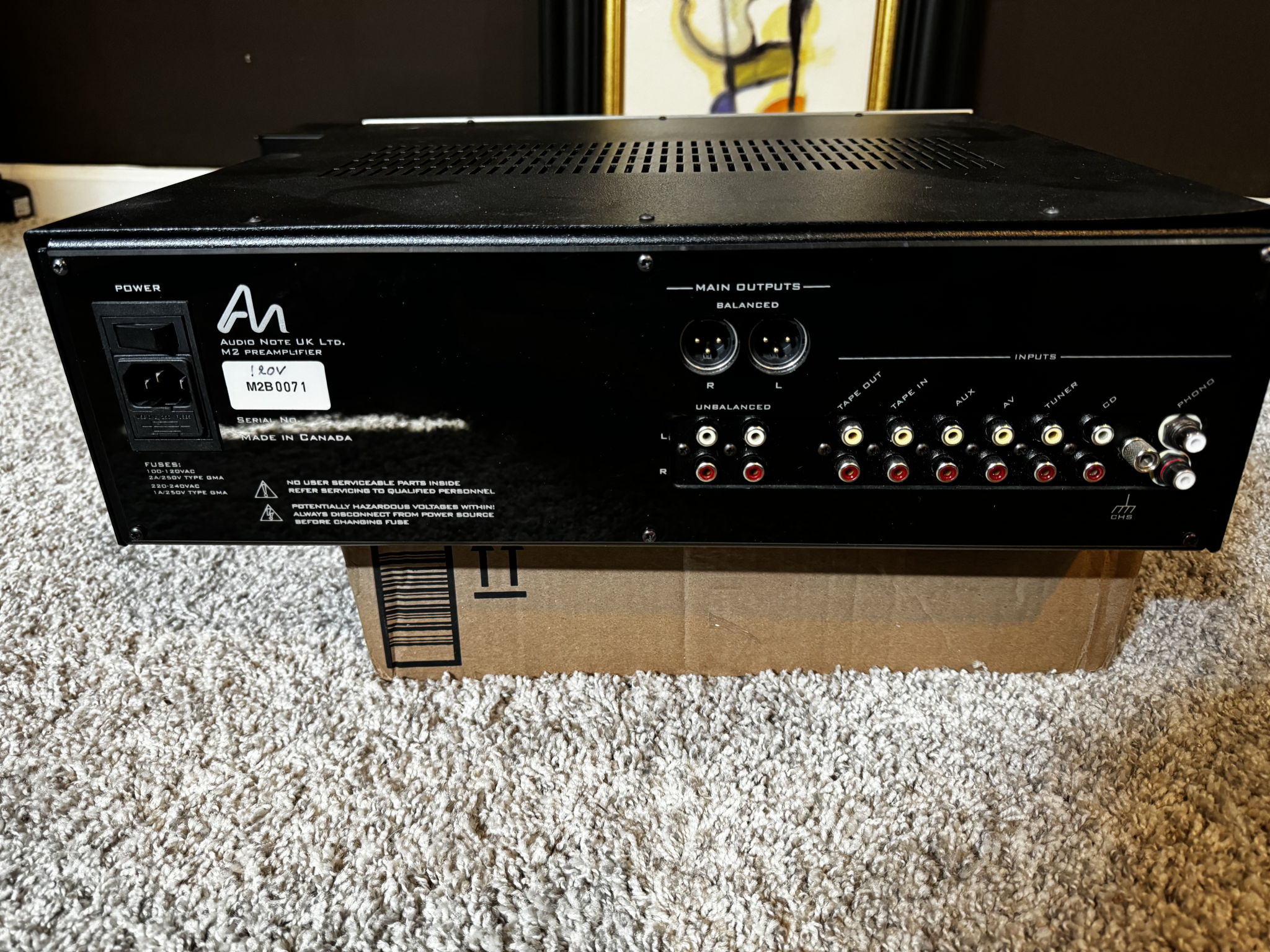 Audio Note (UK) M2B Preamplifer with MM Phono Stage 4