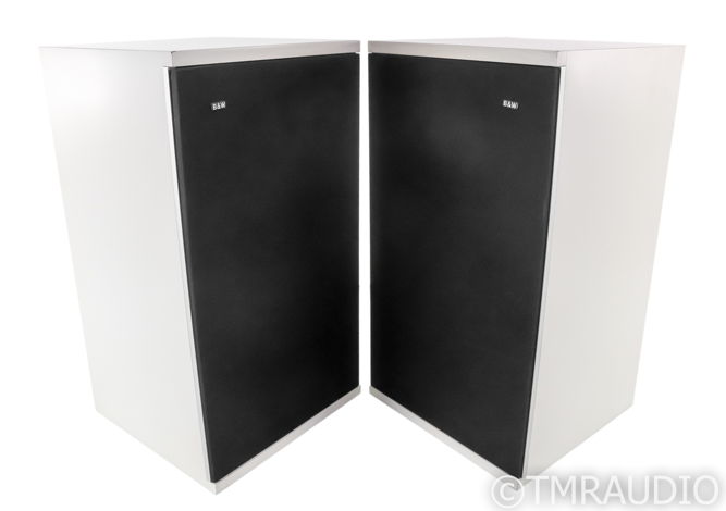 B&W DM2A Vintage Monitor Speakers; White Pair (Rare) (3...