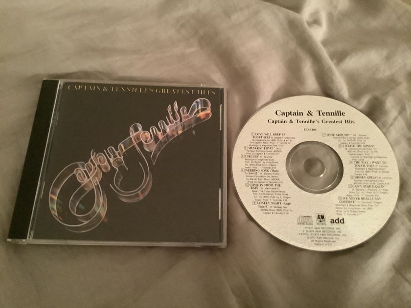 Captain & Tennille A & M Records Compact Disc  Captain & Tennille’s Greatest Hits