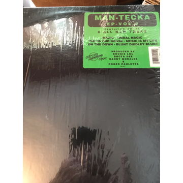 Man-tecka vol 2 trance Record Album Vinyl LP rare Man-t...