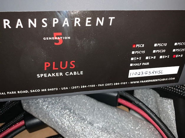 Transparent Audio Plus Speaker Cable Gen5