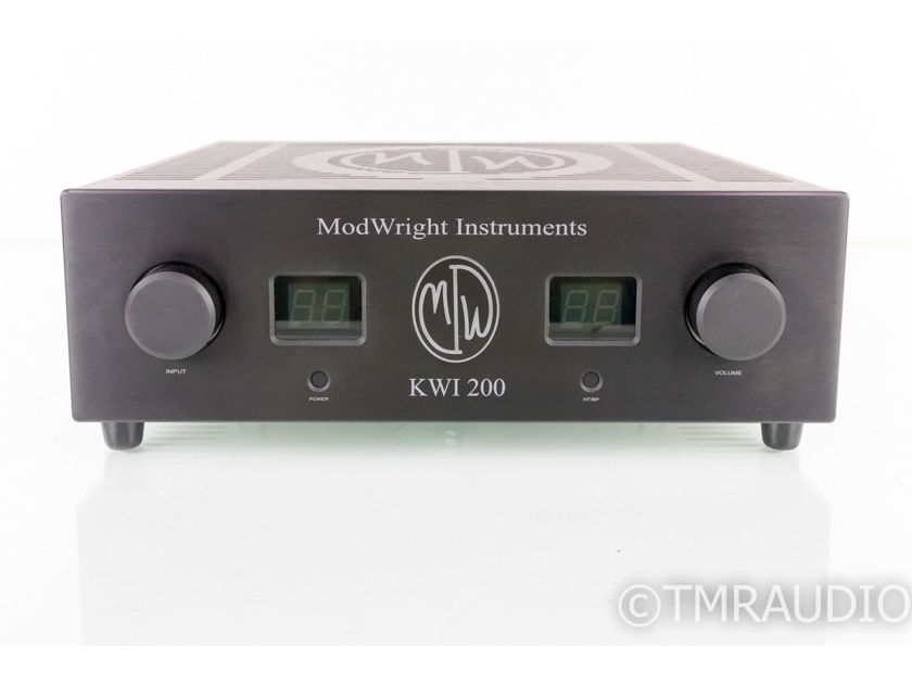 Modwright KWI 200 Stereo Integrated Amplifier; KWI200; Remote; MM Phono (19366)