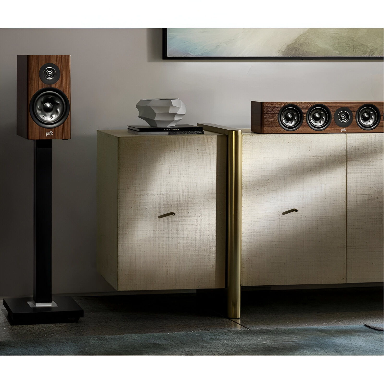 Polk Audio Reserve R100 Bookshelf Speakers in Brown 8