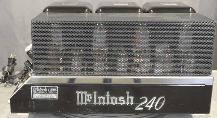 McIntosh MC 240 - All new tubes