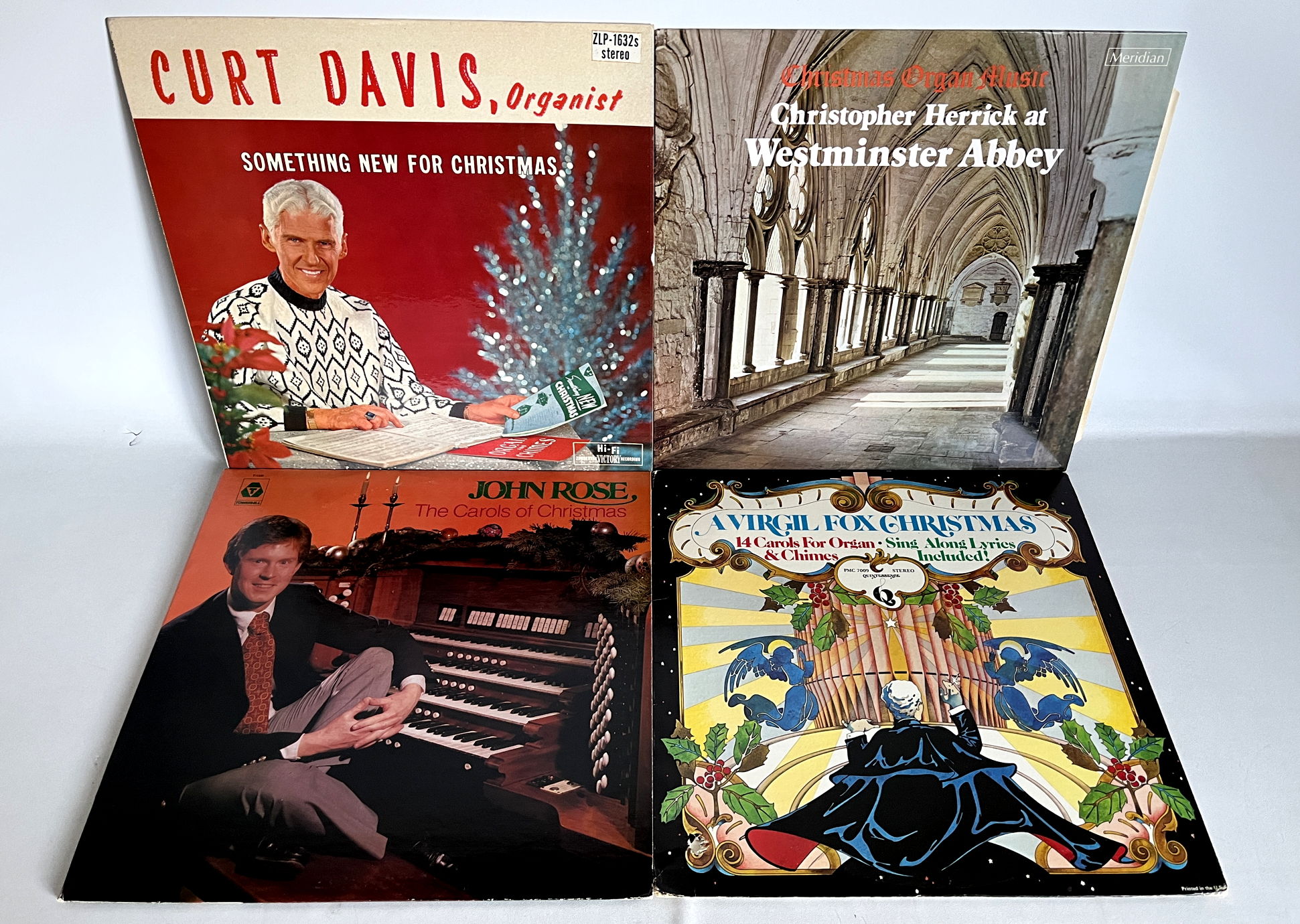 Christmas Organ Music, Four Discontinued LP's in Near M...