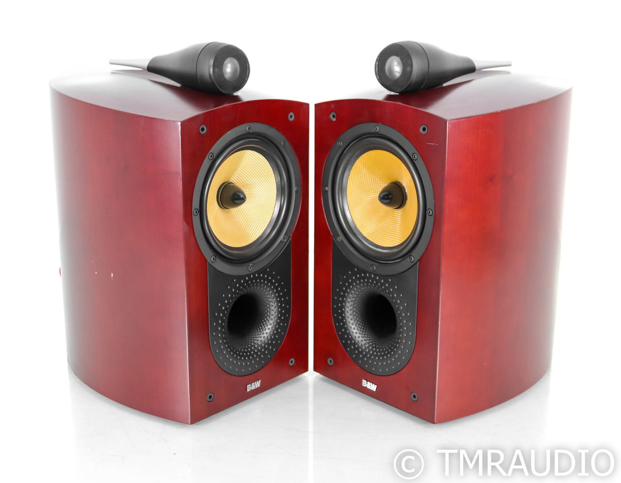 B&W Nautilus 805 Bookshelf Speakers; Red C... For Sale | Audiogon