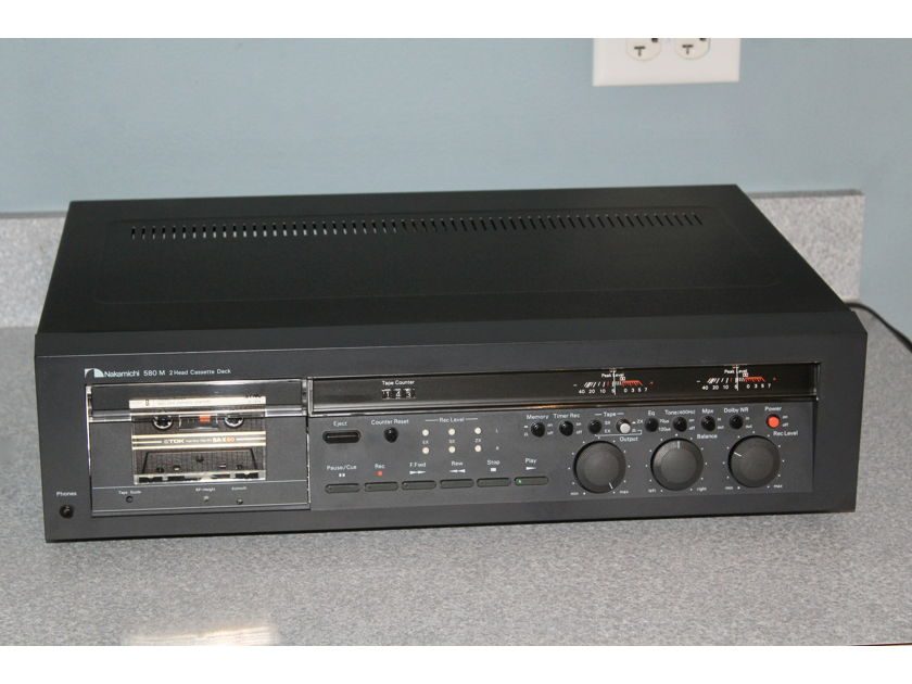Nakamichi 580M stereo cassette deck - WILLY HERMANN SERVICED