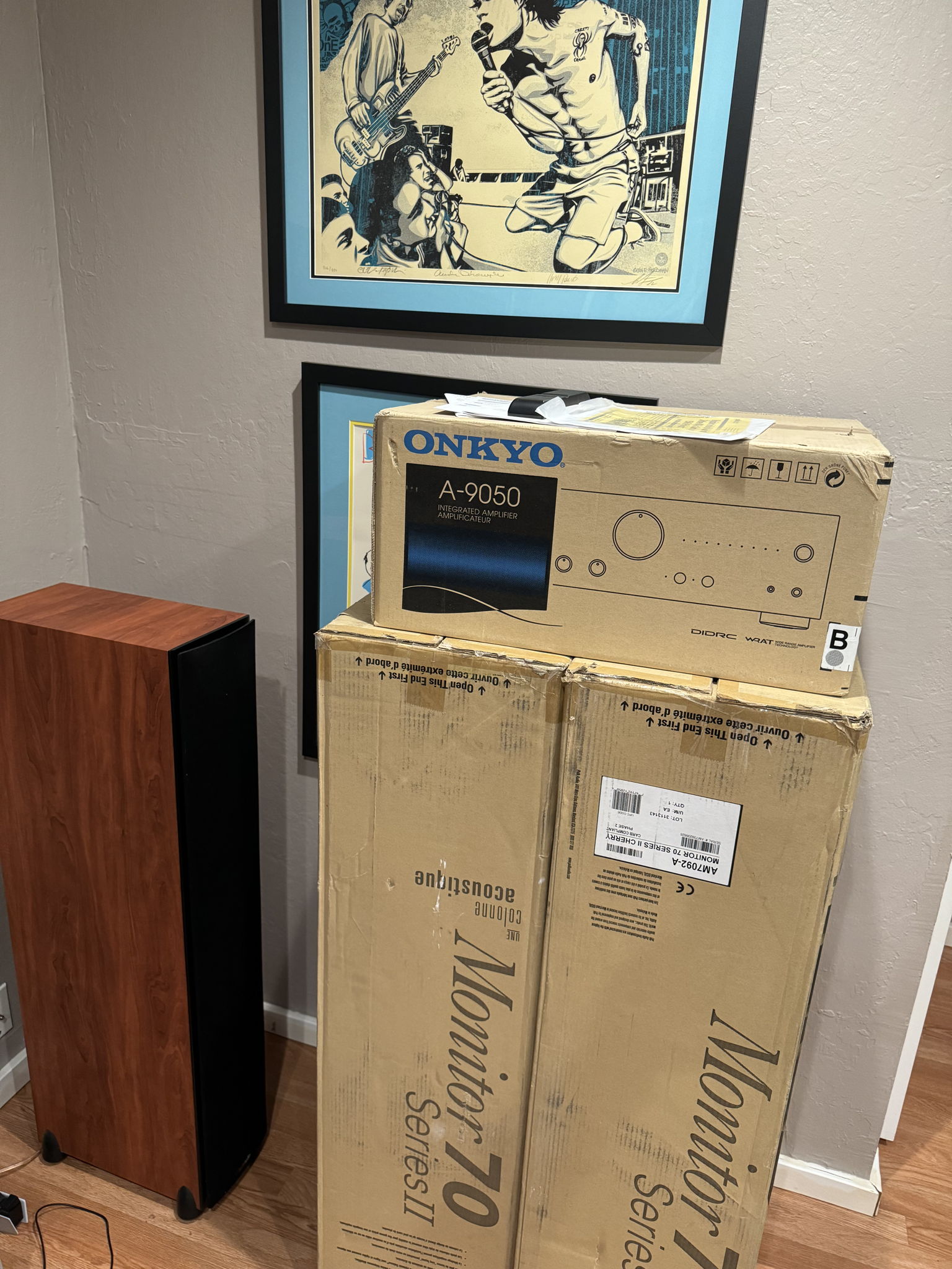 Polk Audio Monitor 70 Series II and Onkyo 9050 7