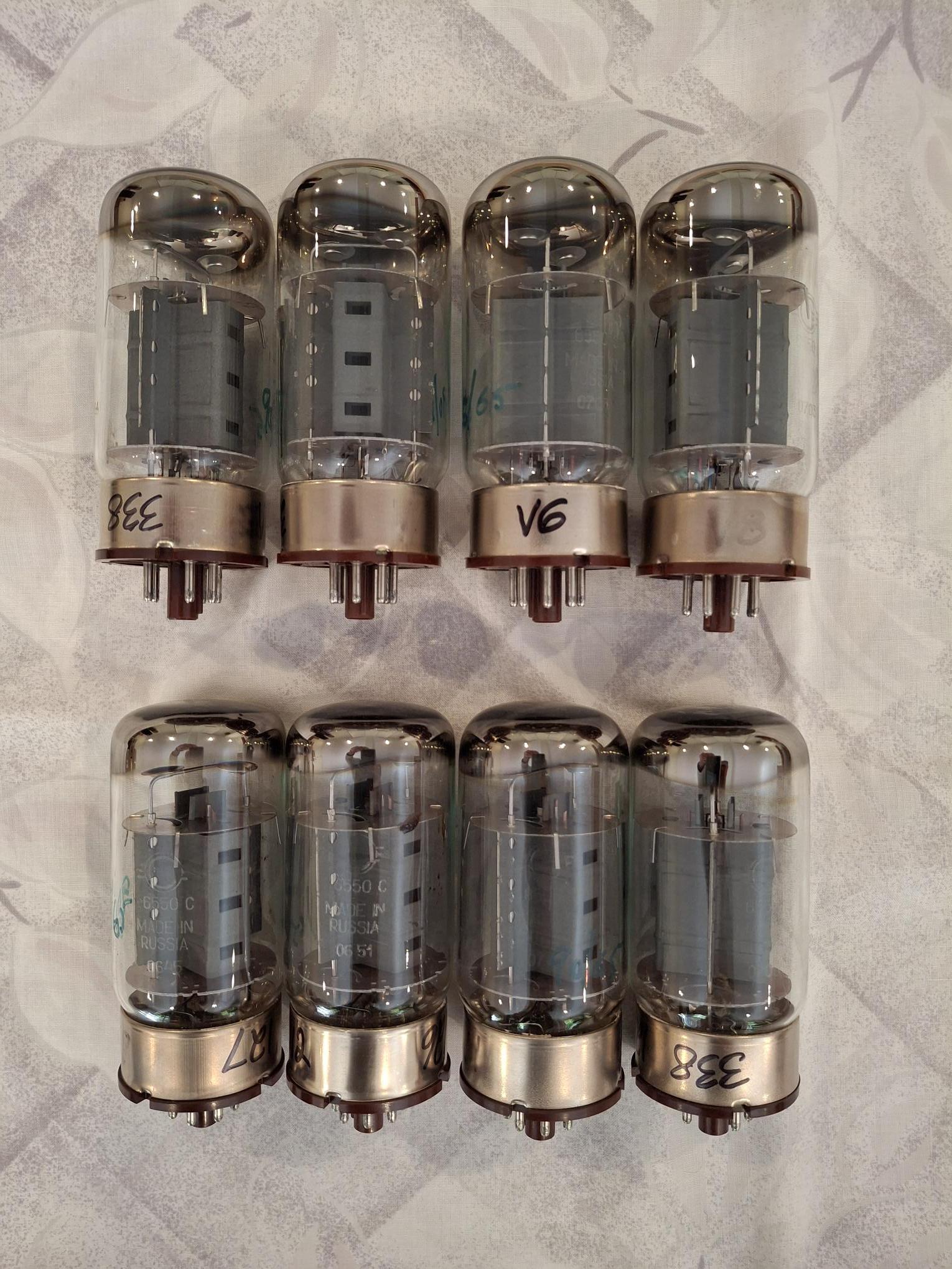 Svetlana Tubes 6550C Winged C - TWO QUADS AVAILABLE