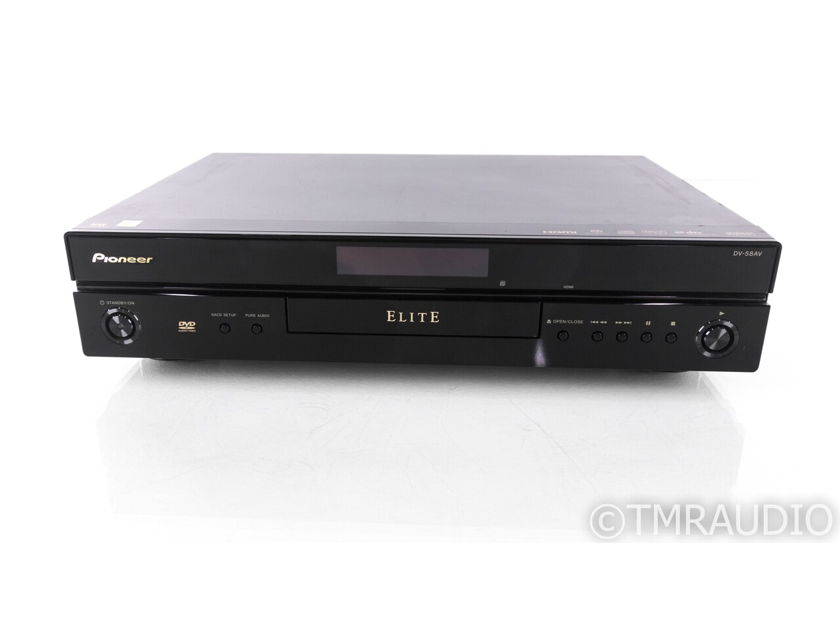 Pioneer DV-58AV DVD / SACD / CD Player; DV58AV; Remote (20848)