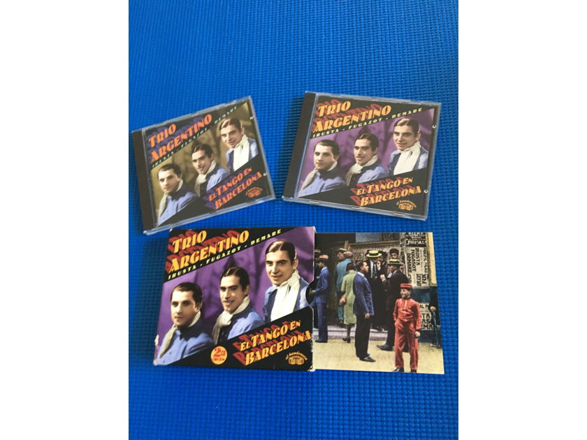 Trio Argentino Irusta Fugazot Demare  El Tango En Barcelona 2 cd box set