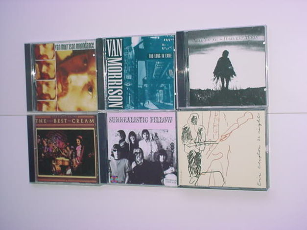 CLASSIC ROCK CD lot of 6 cd's Clapton Cream Neil Young ...