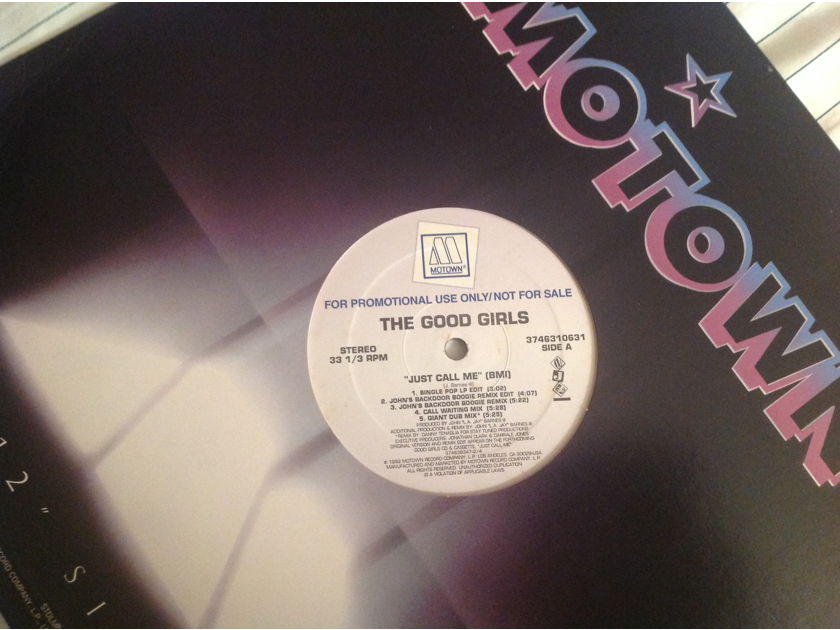 The Good Girls Just Call Me Motown Records Promo 12 Inch EP