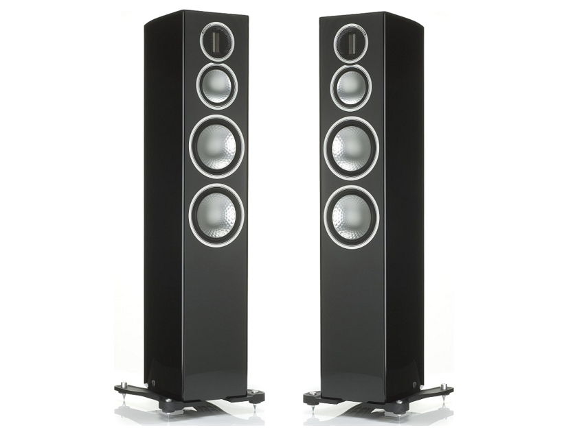 Monitor Audio Gold 300 Floorstanding Speakers (4G - Discontinued): NEW-in-Box; 5 Yr. Warranty*; 35% Off