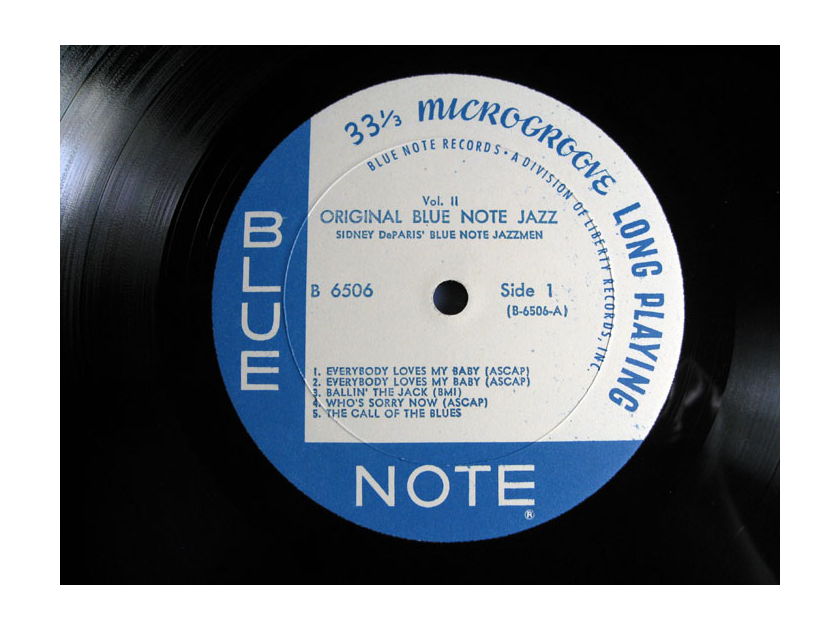 Sidney DeParis' Blue Note Jazzmen / J. P. Johnson - Original Blue Note Jazz Volume II  - 1969 Blue Note B-6506