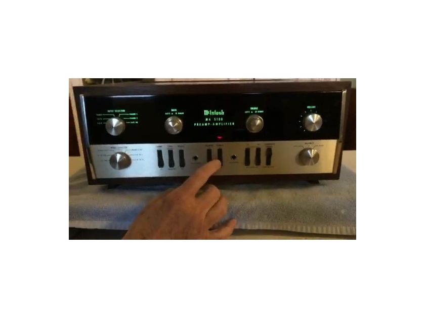 McIntosh MA-5100 VINTAGE Integrated Amplifier - WOOD CASE - EXCELLENT CONDITION
