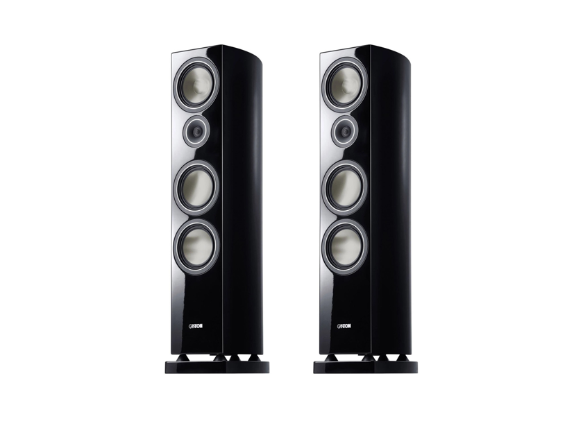 Canton Vento 886.2 DC Floorstanding Speakers; Black Pair (Sealed w/ Warranty) (55388)