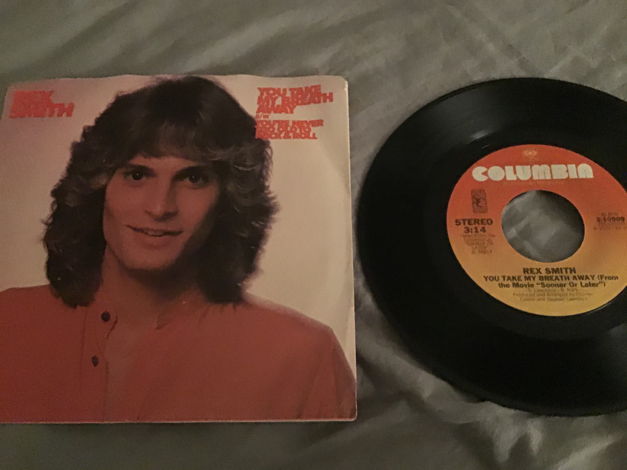 Rex Smith You Take My Breath Away 45 With Picture Sleeve