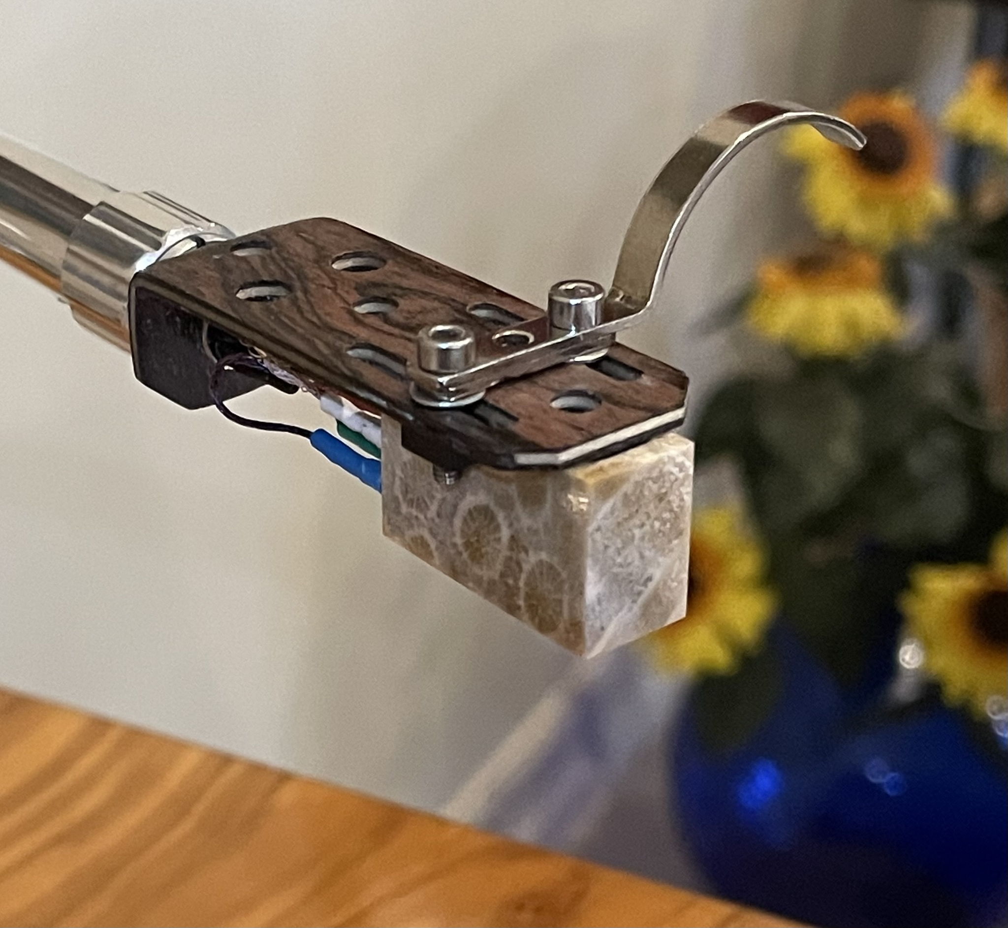 Stein Audio Headshell w/ Koetsu Platinum Coralstone