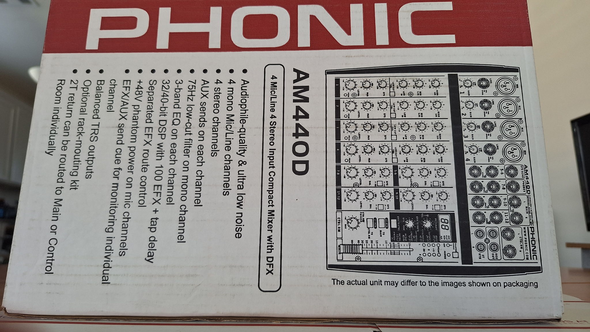 Phonic AM440D Audiophile Quality Ultra Low Noise Mixer ... 6