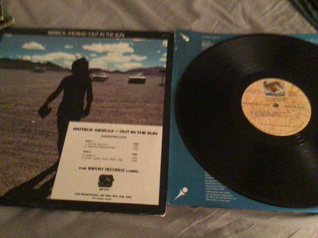 Patrick Moraz Promo LP Yes Keyboard Player  Out In The Sun