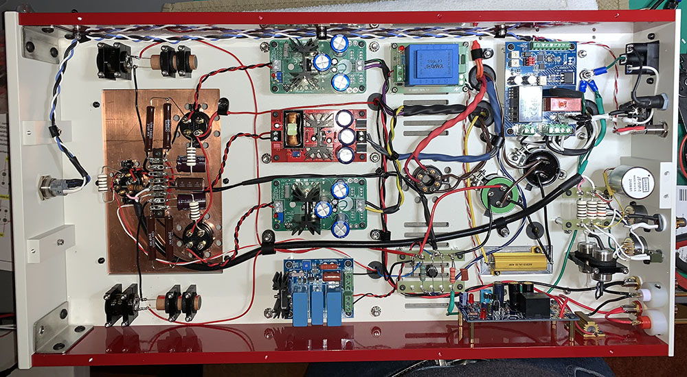 DIY 300B SET Monoblock under the hood